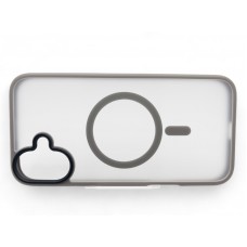 Чохол-накладка BeCover Metal Buttons Case MagSafe для Apple iPhone 16 Plus Gray (712095)