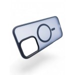 Чохол-накладка BeCover Metal Buttons Case MagSafe для Apple iPhone 16 Pro Blue (712097) Чохол-накладка BeCover Metal Buttons Case MagSafe для Apple iPhone 16 Pro Blue (712097)