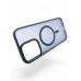 Чохол-накладка BeCover Metal Buttons Case MagSafe для Apple iPhone 16 Pro Blue (712097)
