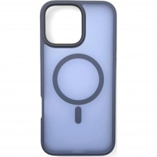 Чохол-накладка BeCover Metal Buttons Case MagSafe для Apple iPhone 16 Pro Blue (712097)