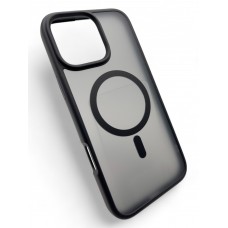 Чохол-накладка BeCover Metal Buttons Case MagSafe для Apple iPhone 16 Pro Max Black (712099)