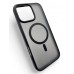 Чохол-накладка BeCover Metal Buttons Case MagSafe для Apple iPhone 16 Pro Max Black (712099)