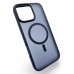 Чохол-накладка BeCover Metal Buttons Case MagSafe для Apple iPhone 16 Pro Max Blue (712100)