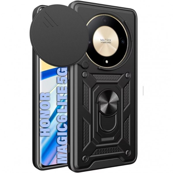 Чохол-накладка BeCover Military для Honor Magic6 Lite 5G Black (710997)