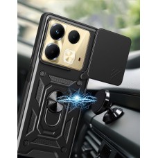 Чохол-накладка BeCover Military для Infinix Note 40 (X6853) Black (712159)