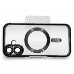 Чохол-накладка BeCover TPU Chrome Case MagSafe для Apple iPhone 16 Black (712070) Чохол-накладка BeCover TPU Chrome Case MagSafe для Apple iPhone 16 Black (712070)