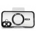 Чохол-накладка BeCover TPU Chrome Case MagSafe для Apple iPhone 16 Black (712070)