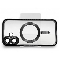 Чохол-накладка BeCover TPU Chrome Case MagSafe для Apple iPhone 16 Plus Black (712075)