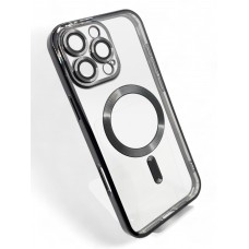 Чохол-накладка BeCover TPU Chrome Case MagSafe для Apple iPhone 16 Pro Black (712080)