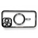 Чохол-накладка BeCover TPU Chrome Case MagSafe для Apple iPhone 16 Pro Black (712080) Чохол-накладка BeCover TPU Chrome Case MagSafe для Apple iPhone 16 Pro Black (712080)