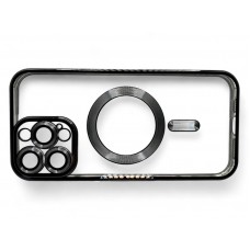 Чохол-накладка BeCover TPU Chrome Case MagSafe для Apple iPhone 16 Pro Black (712080)