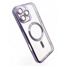 Чохол-накладка BeCover TPU Chrome Case MagSafe для Apple iPhone 16 Pro Max Purple (712089)