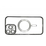 Чохол-накладка BeCover TPU Chrome Case MagSafe для Apple iPhone 16 Pro Max Silver (712088) Чохол-накладка BeCover TPU Chrome Case MagSafe для Apple iPhone 16 Pro Max Silver (712088)
