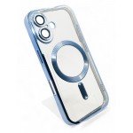 Чохол-накладка BeCover TPU Chrome Case MagSafe для Apple iPhone 16 Sierra Blue (712072) Чохол-накладка BeCover TPU Chrome Case MagSafe для Apple iPhone 16 Sierra Blue (712072)