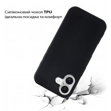 Чохол-накладка BeCover для Apple iPhone 17 Black (713756) Чохол-накладка BeCover для Apple iPhone 17 Black (713756)