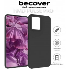 Чохол-накладка BeCover для HMD Pulse Pro Black (712795) Чохол-накладка BeCover для HMD Pulse Pro Black (712795)
