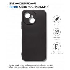 Чохол-накладка BeCover для Tecno Spark 40C 4G (KM4k) Black (714683)