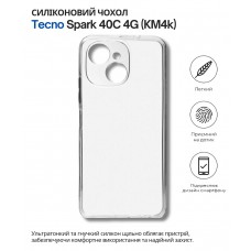 Чохол-накладка BeCover для Tecno Spark 40C 4G (KM4k) Transparancy (714684)