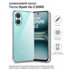 Чохол-накладка BeCover для Tecno Spark Go 2 (KM4) Transparancy (714682)