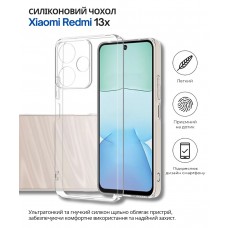 Чохол-накладка BeCover для Xiaomi Redmi 13x Transparancy (714686)