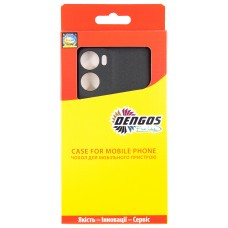 Чохол-накладка Dengos Carbon для Motorola Moto G05 Black (DG-KM-178) + захисне скло