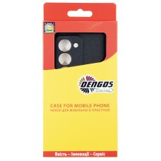 Чохол-накладка Dengos Carbon для Xiaomi Redmi 15 Black (DG-KM-163) + захисне скло