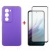 Чохол-накладка Dengos Carbon для Xiaomi Redmi 15 Purple (DG-KM-164) + захисне скло