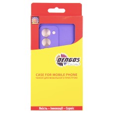 Чохол-накладка Dengos Carbon для Xiaomi Redmi 15 Purple (DG-KM-164) + захисне скло