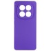 Чохол-накладка Dengos Carbon для Xiaomi Redmi Note 14 Pro Purple (DG-KM-130) + захисне скло
