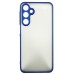 Чохол-накладка Dengos Matt для Samsung Galaxy A16 SM-A165 Blue (DG-KM-118) + захисне скло