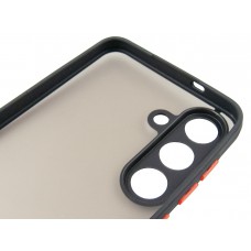 Чохол-накладка Dengos Matt для Samsung Galaxy S25 FE Black (DG-TPU-MATT-169)