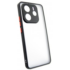 Чохол-накладка Dengos Matt для Xiaomi Redmi Note 14 5G Black (DG-TPU-MATT-155)