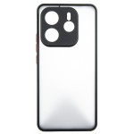 Чохол-накладка Dengos Matt для Xiaomi Redmi Note 14 Pro Black (DG-KM-128) + захисне скло Чохол-накладка Dengos Matt для Xiaomi Redmi Note 14 Pro Black (DG-KM-128) + захисне скло