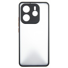 Чохол-накладка Dengos Matt для Xiaomi Redmi Note 14 Pro Black (DG-KM-128) + захисне скло