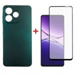 Чохол-накладка Dengos Soft для Oppo A5 Pro Green (DG-KM-183) + захисне скло Чохол-накладка Dengos Soft для Oppo A5 Pro Green (DG-KM-183) + захисне скло