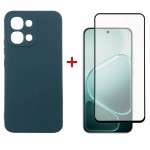 Чохол-накладка Dengos Soft для Oppo A6 Pro Blue (DG-KM-187) + захисне скло Чохол-накладка Dengos Soft для Oppo A6 Pro Blue (DG-KM-187) + захисне скло