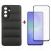 Чохол-накладка Dengos Soft для Samsung Galaxy A36 5G SM-A366 Black (DG-KM-140) + захисне скло