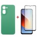 Чохол-накладка Dengos Soft для Xiaomi Redmi A7 Pro Mint (DG-KM-203) + захисне скло
