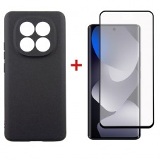 Чохол-накладка Dengos Soft для Xiaomi Redmi Note 15 Black (DG-KM-185) + захисне скло
