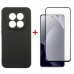 Чохол-накладка Dengos Soft для Xiaomi Redmi Note 15 Pro 5G Black (DG-KM-186) + захисне скло