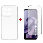 Чохол-накладка Dengos TPU Soft для Motorola Moto G17/G17 Power Clear (DG-KM-200) + захисне скло Чохол-накладка Dengos TPU Soft для Motorola Moto G17/G17 Power Clear (DG-KM-200) + захисне скло