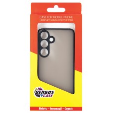 Чохол-накладка Dengos для Samsung Galaxy S24 SM-S921 Black (DG-KM-109) + захисне скло