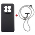 Чохол-накладка Dengos для Xiaomi Redmi Note 15 Black (DG-KM-CCRB-33) + ремінець Чохол-накладка Dengos для Xiaomi Redmi Note 15 Black (DG-KM-CCRB-33) + ремінець