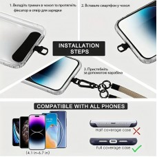 Чохол-накладка Dengos для Xiaomi Redmi Note 15 Black (DG-KM-CCRB-33) + ремінець