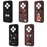 Чохол-накладка Pretty Things Case для Xiaomi Redmi 14C 4G/Poco C75 Brown/Rabbit (2003000173307)