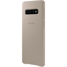 Чохол-накладка Samsung Leather Cover для Samsung Galaxy S10 SM-G973 Gray (EF-VG973LJEGRU)