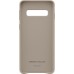 Чохол-накладка Samsung Leather Cover для Samsung Galaxy S10 SM-G973 Gray (EF-VG973LJEGRU)