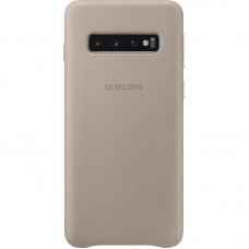 Чохол-накладка Samsung Leather Cover для Samsung Galaxy S10 SM-G973 Gray (EF-VG973LJEGRU)