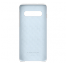 Чохол-накладка Samsung Silicone Cover для Samsung Galaxy S10 SM-G973 White (EF-PG973TWEGRU)
