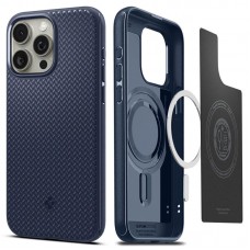 Чохол-накладка Spigen Mag Armor MagFit для Apple iPhone 15 Pro Max Navy Blue (ACS06598)